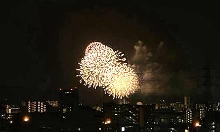 本日、くらわんか花火大会