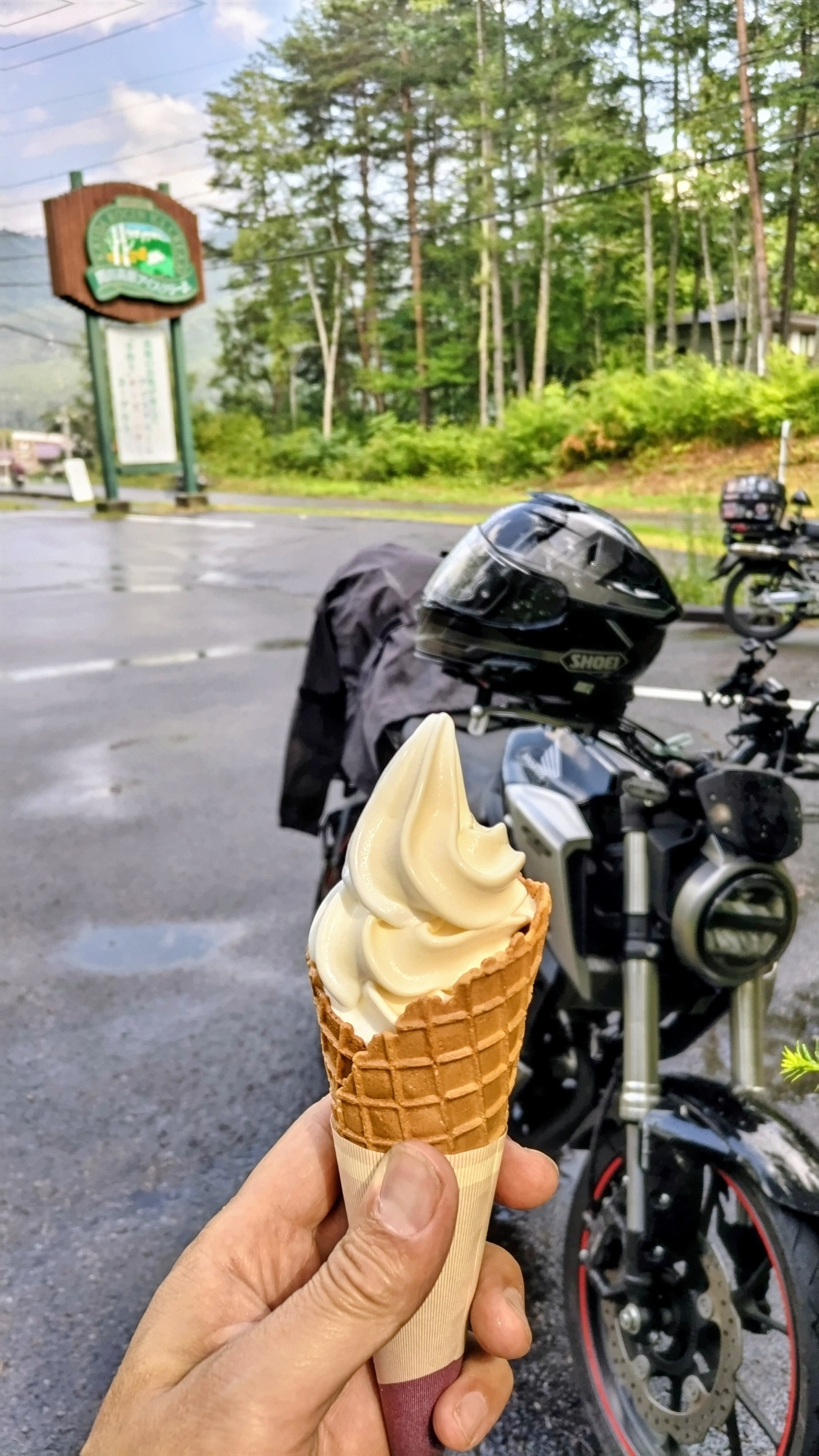 とうもろこしソフトクリーム