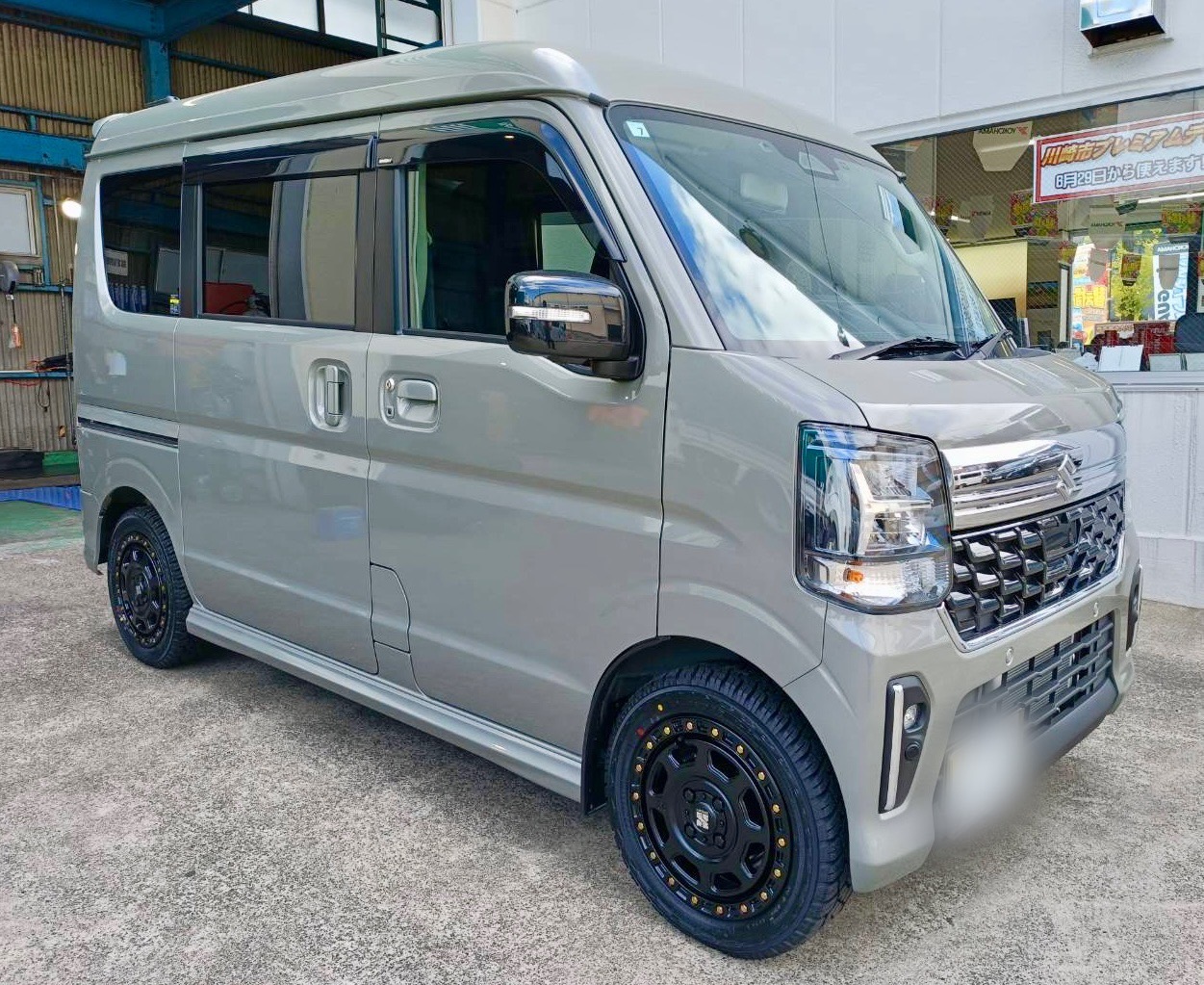 スズキ エブリイ&times;エクストリームJ X07！ジオランダー X-ATでアゲ系カスタム！
