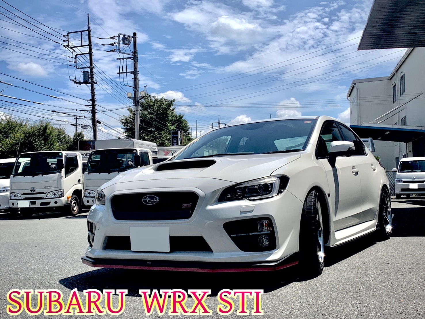 WRXにADVANRacingホイールを装着！