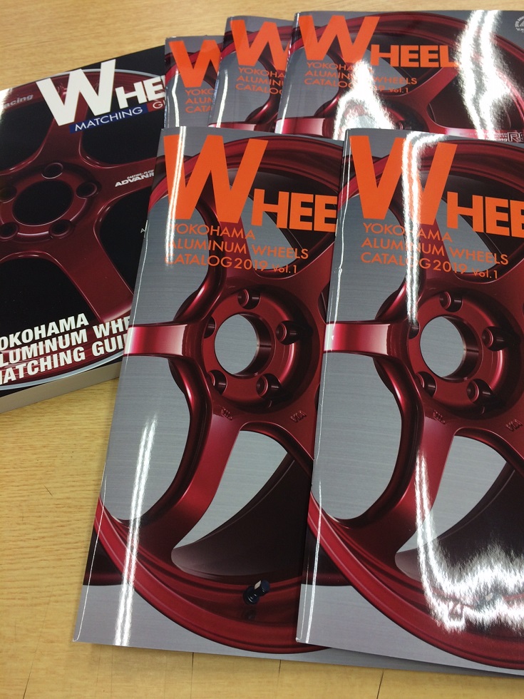 YOKOHAMA ALUMINUM WHEELS CATALOG2019 vol.1入荷！