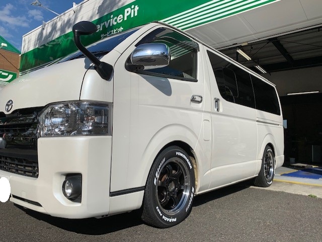 ハイエースにRG-D2 for HIACE