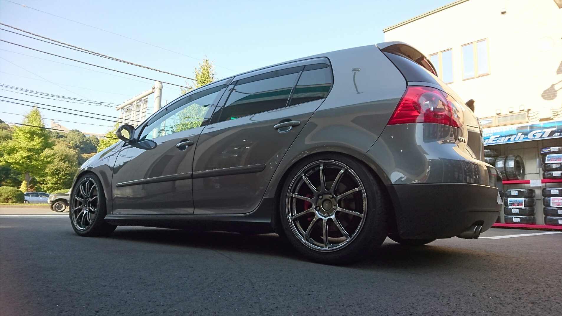 ADVAN Racing RSⅡ HB色 装着完了