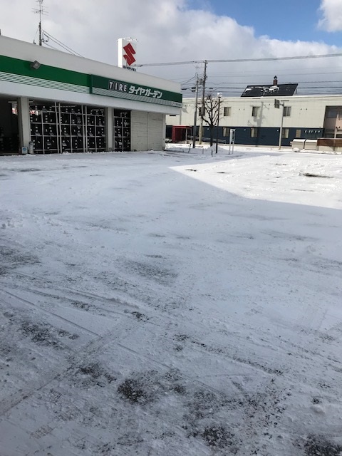 雪、雪、雪です(-_-;)