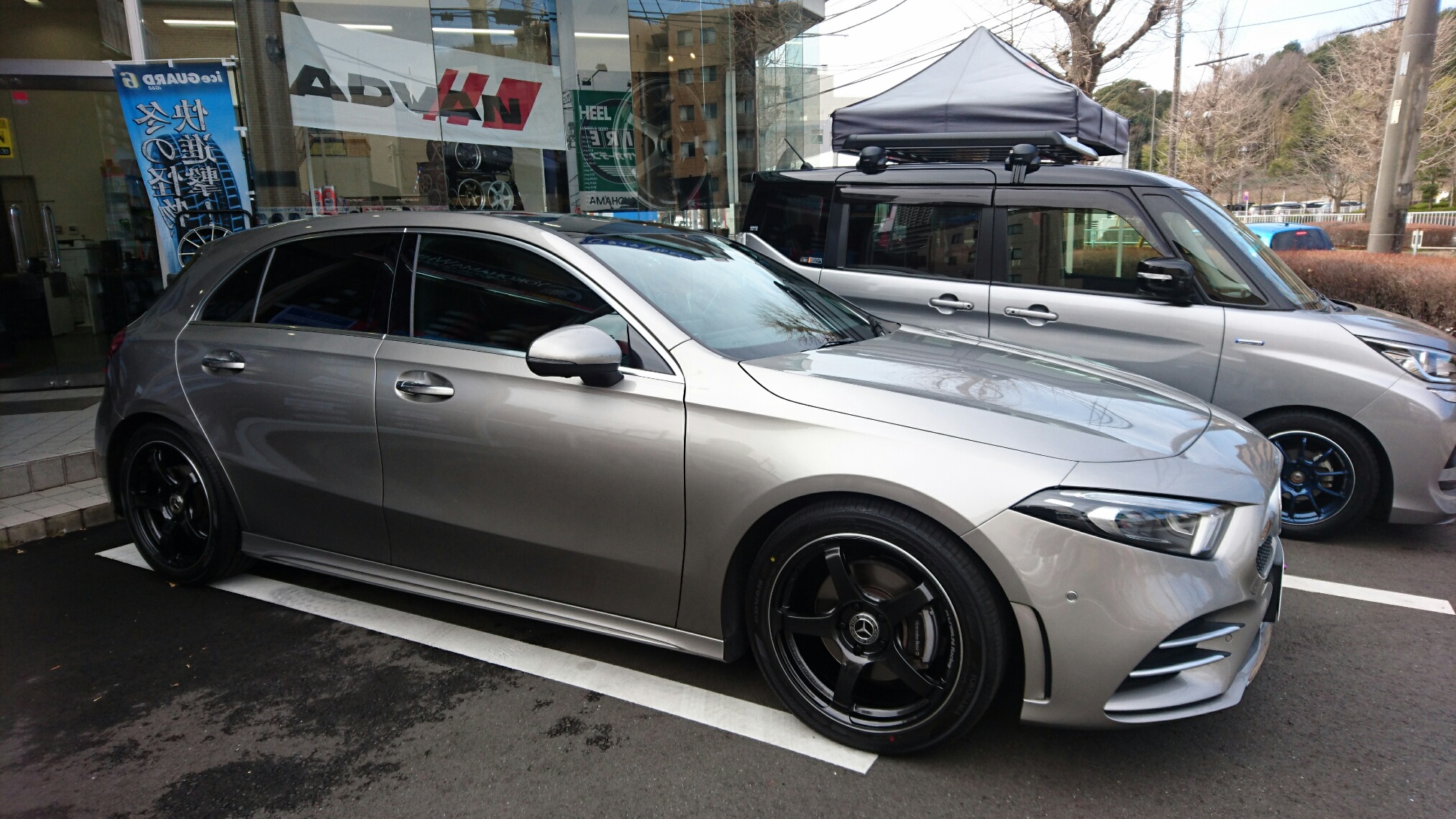 ADVAN Racing TC-4 BGR色　装着完了