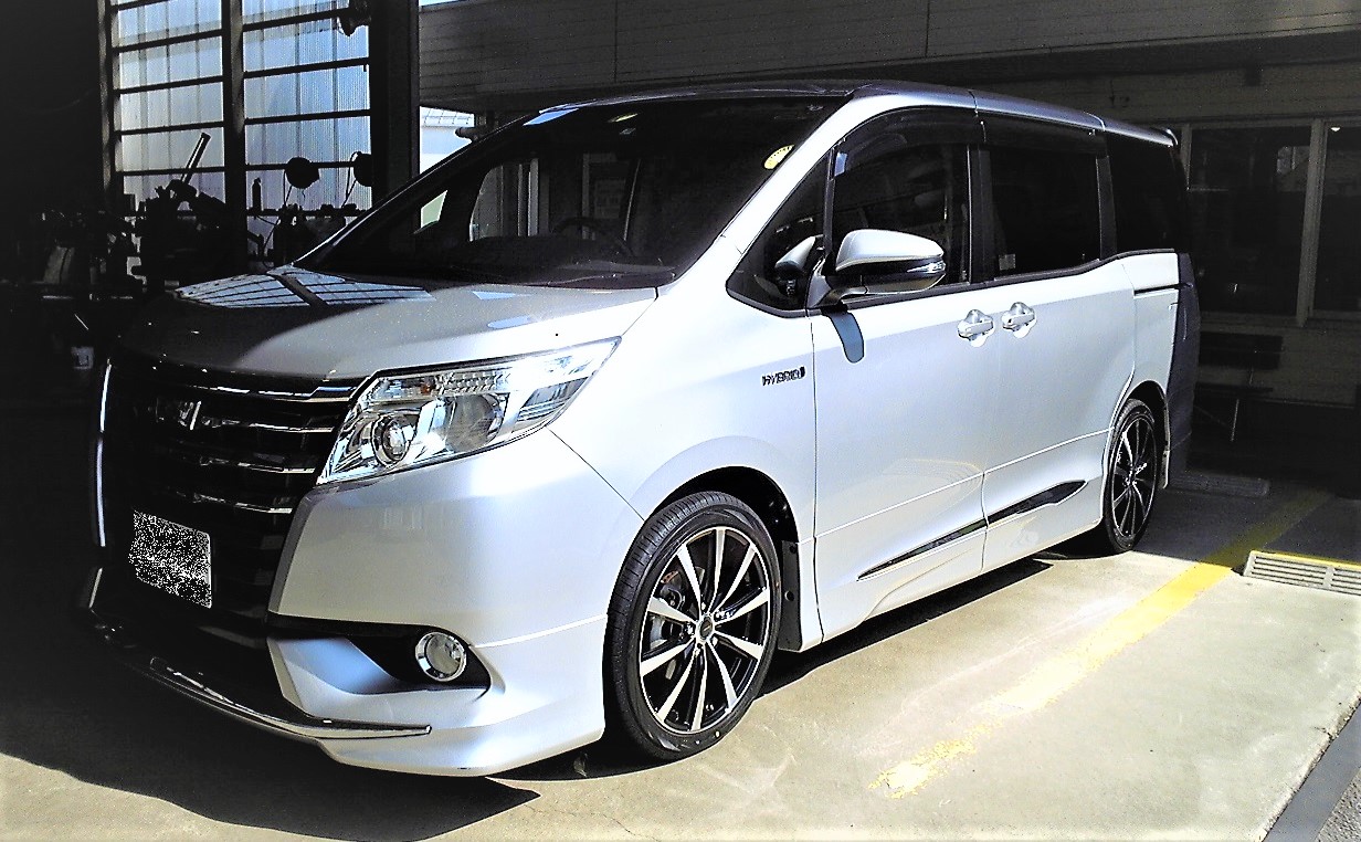 ノアにディアネラ Ｋ１０・１８inchにRV-02をセット ლ(^o^)