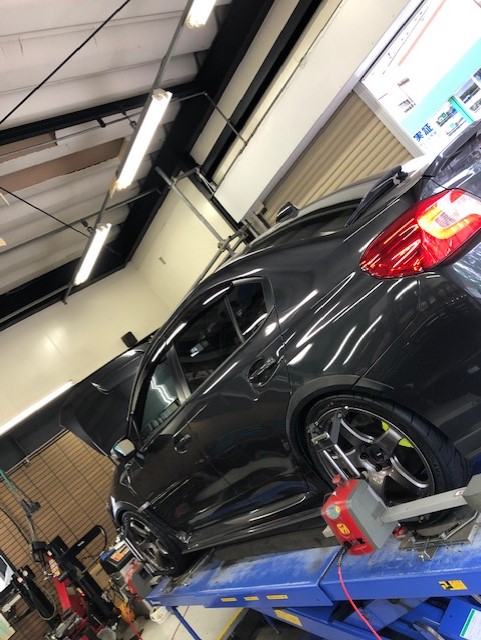 車高調整とアライメント