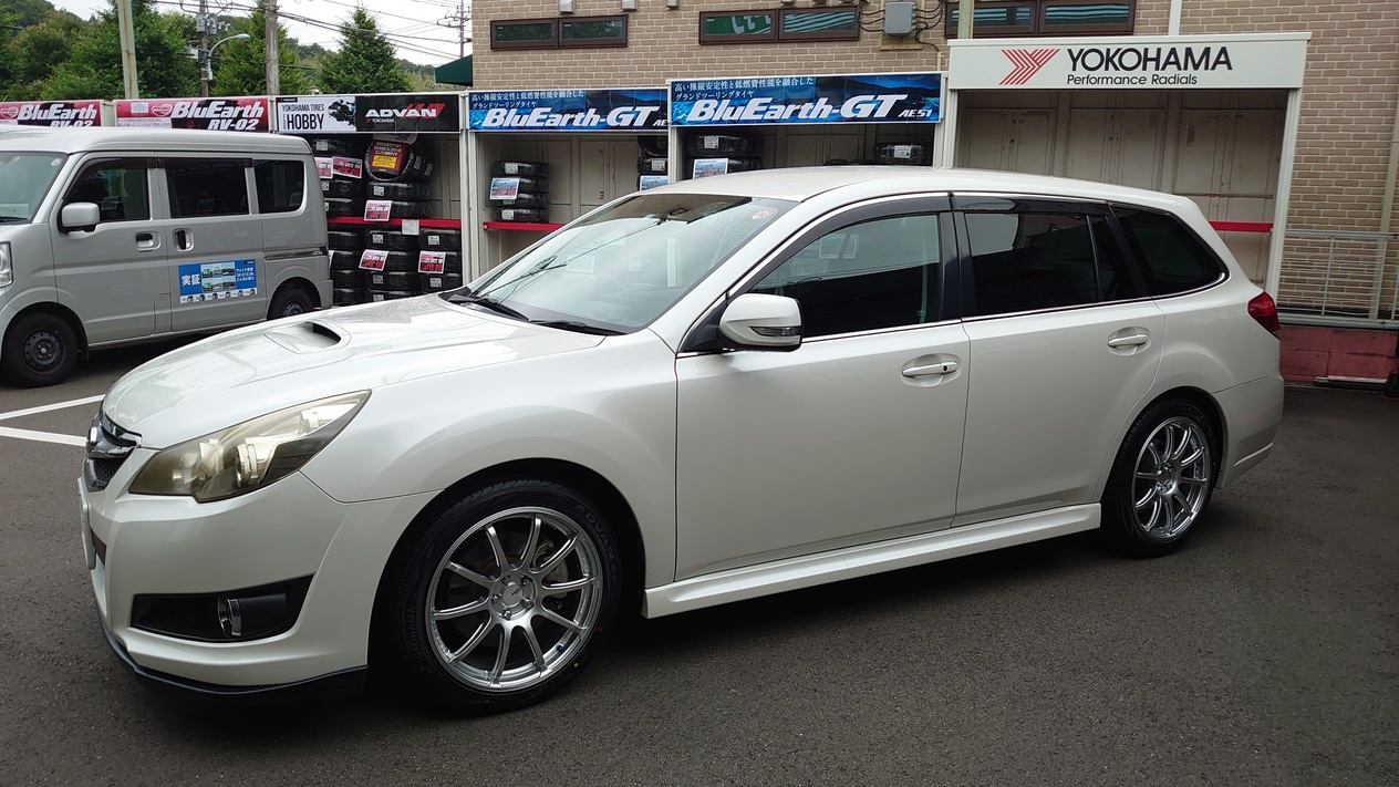 ADVAN Racing RSⅡ HS色 + ADVAN Sport V105セット 装着完了