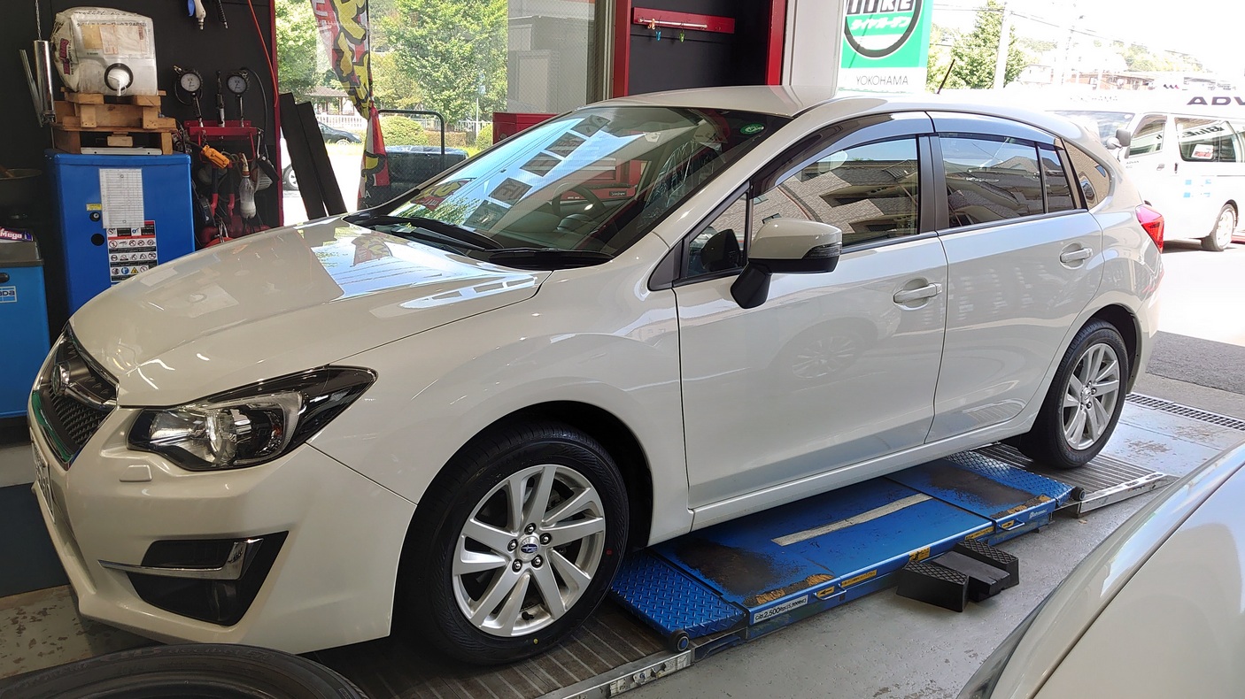ADVAN dB V552 SUBARU ｲﾝﾌﾟﾚｯｻに装着です