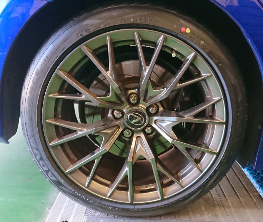 ADVAN Sport V105 x レクサスGS F