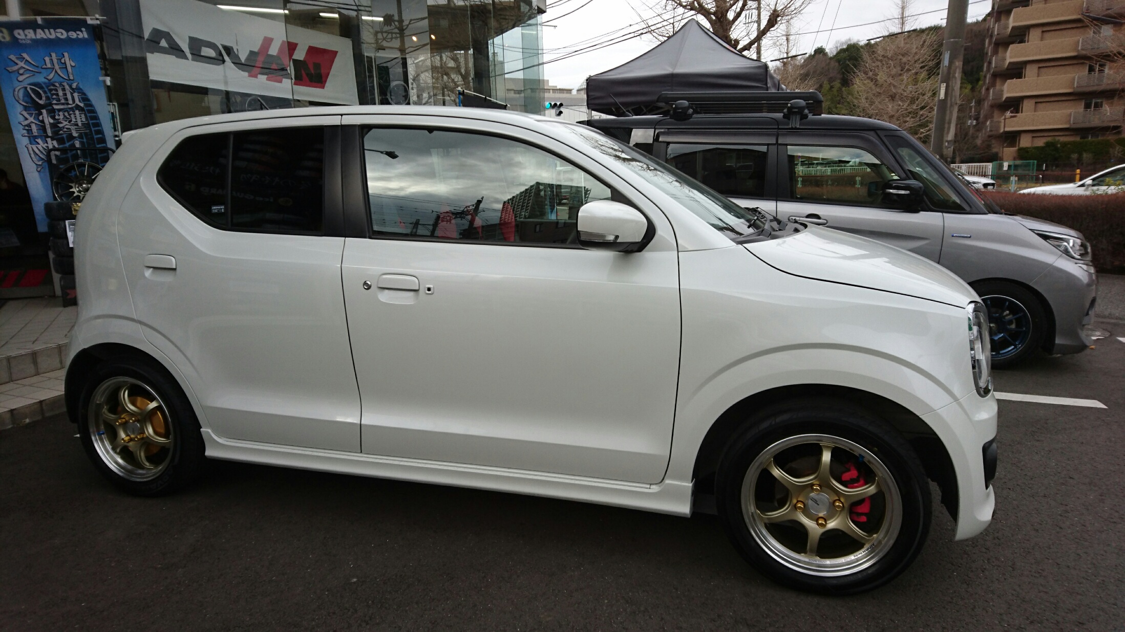 ADVAN Racing RG-D2 MCG色、装着完了。