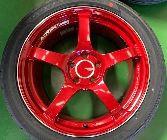 ADVAN Racing TC4 取り付け準備完了！