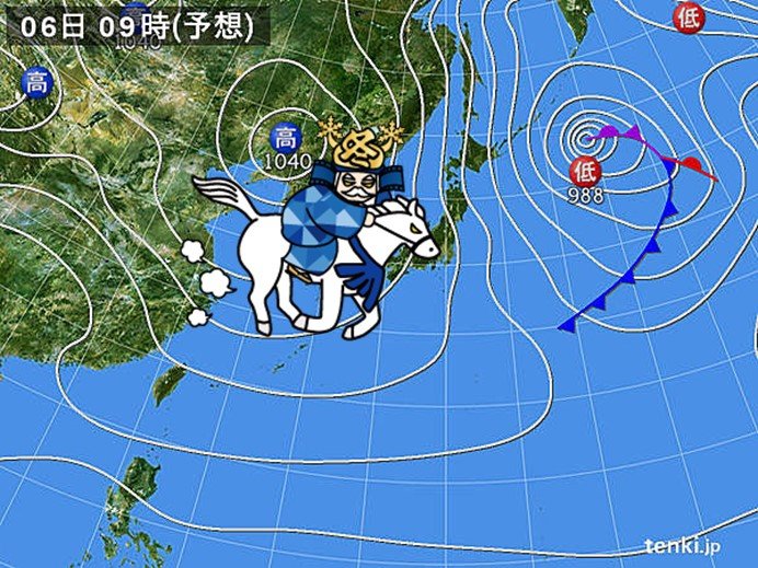 遅れてきた冬将軍