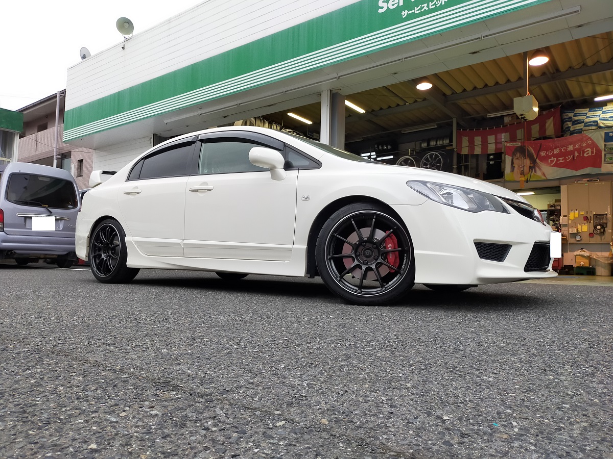 FD2　ADVAN Racing RS3 取り付け