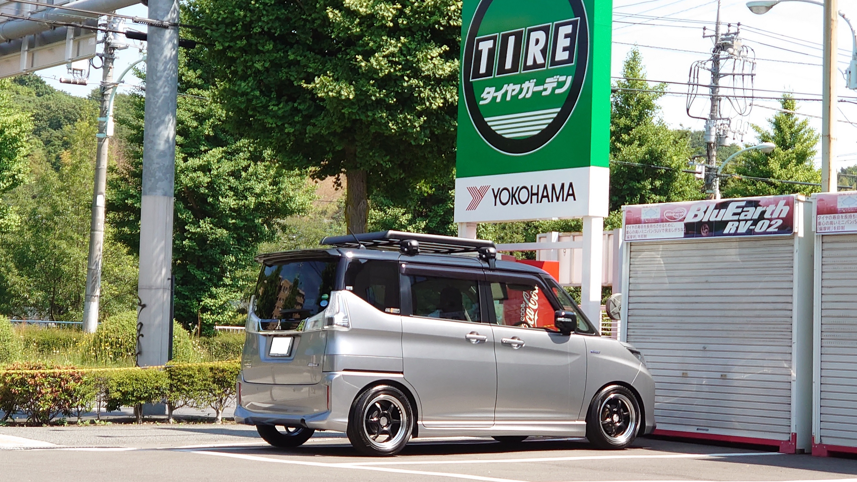 ADVAN Racing RG-D2 MBG色　装着完了