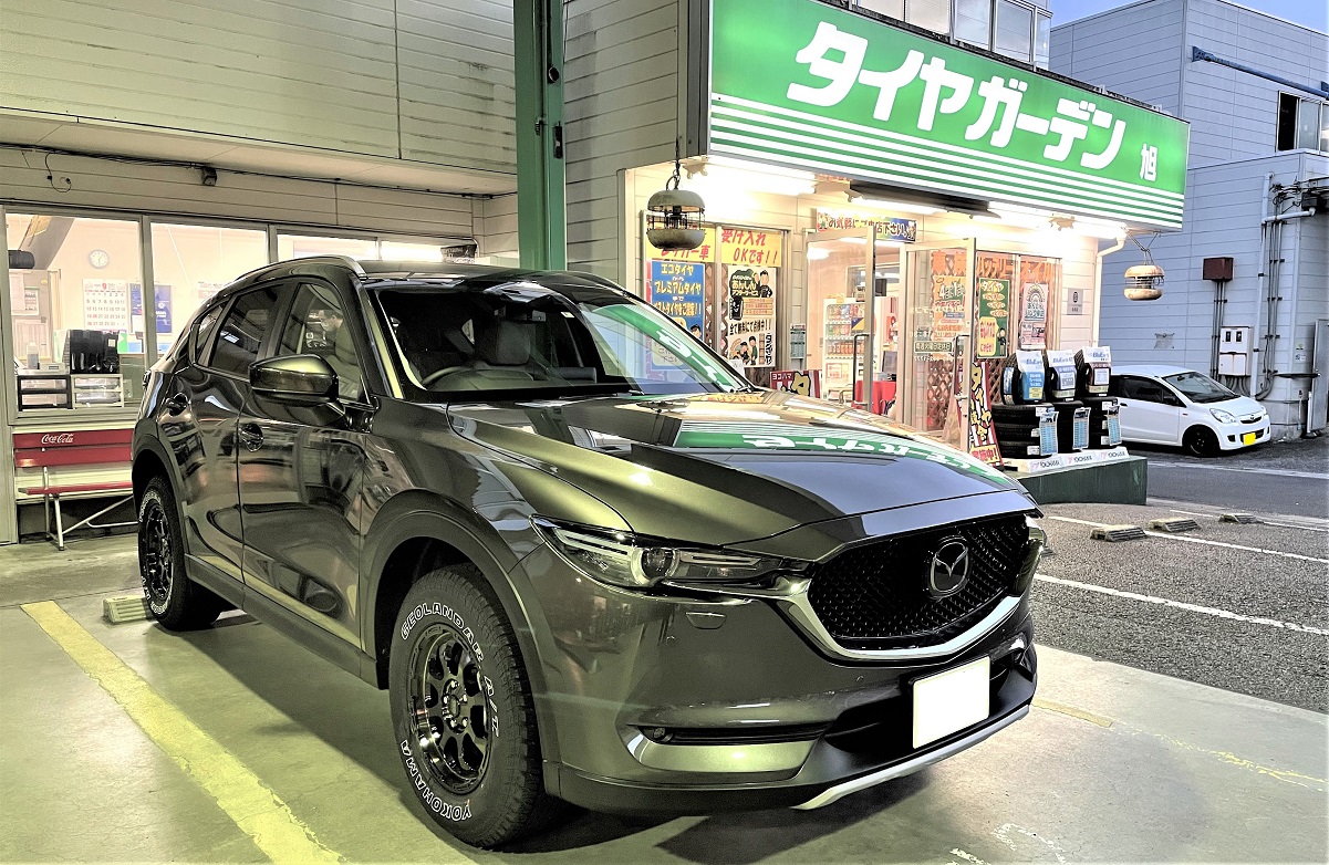 MAZDA CX-５に16inでワイルドスタイル化。