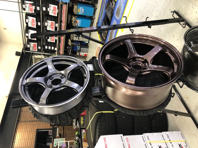 YOKOHAMA WHEEL展示会準備中です