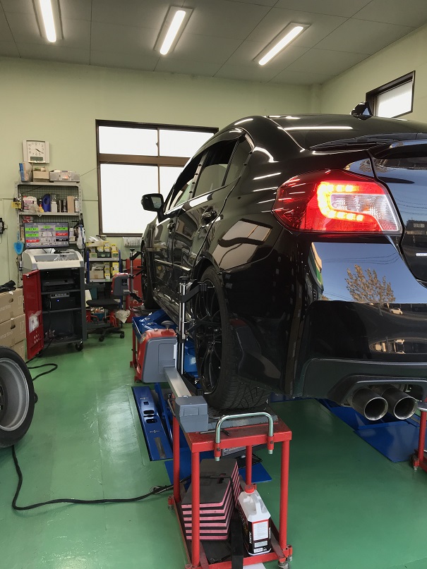 WRX S4　アライメント！