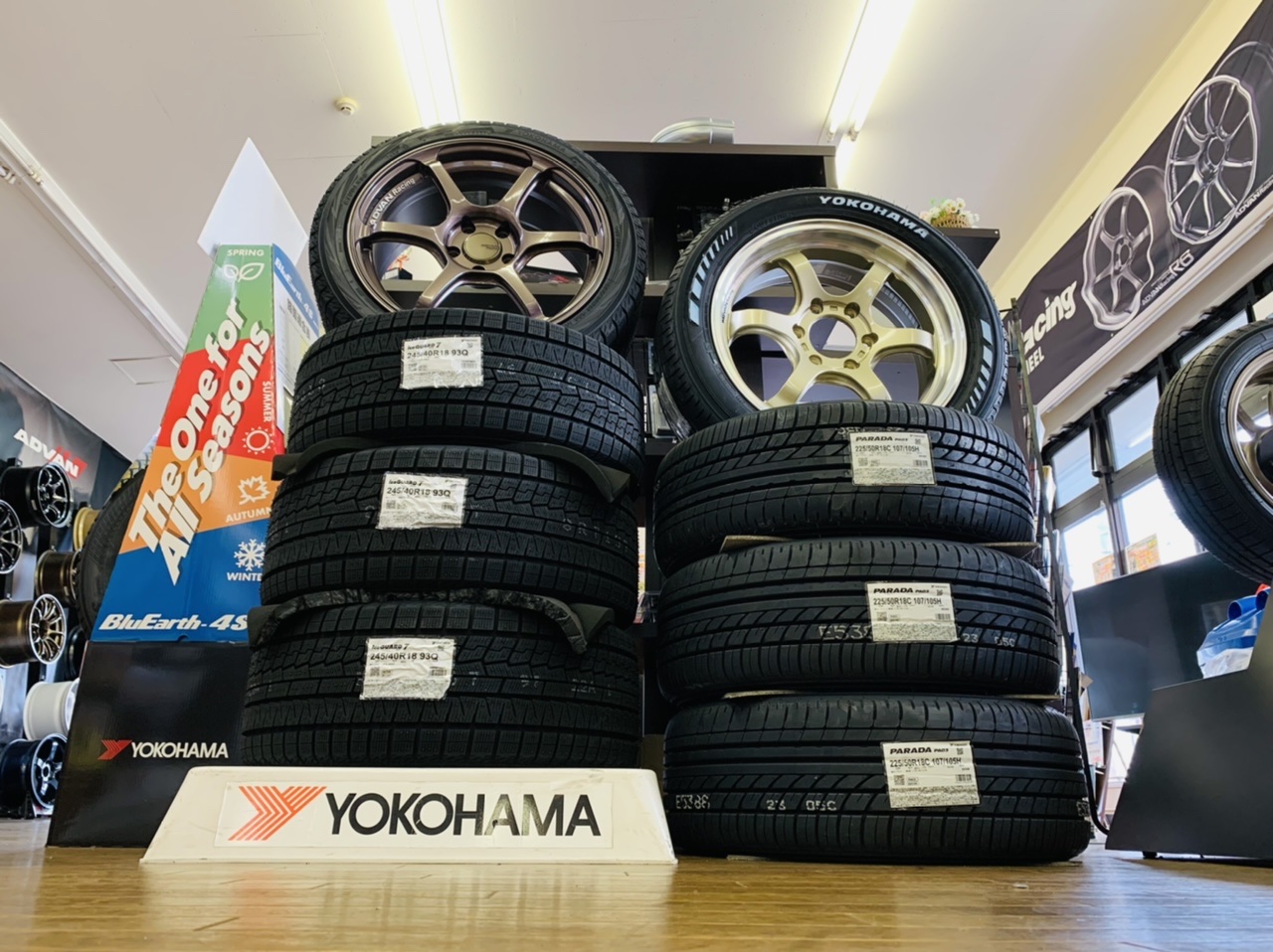 ADVAN YOKOHAMAWHEEL 6本スポーク