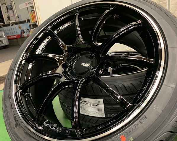 ADVAN Racing RZⅡ取付け準備できました！！