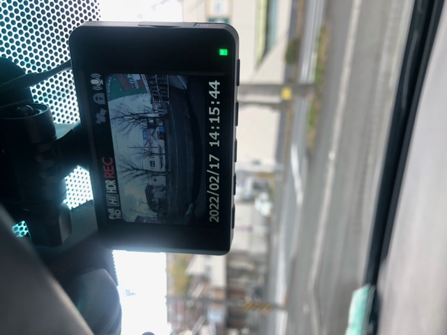 ドライブレコーダー取付
