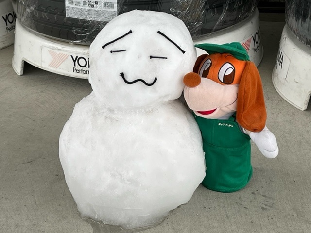 いわきにも雪が積もりました(⊙ˍ⊙)