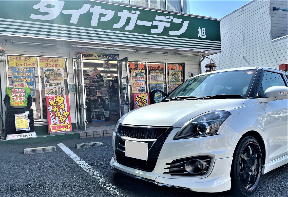 スイフト　スポーツ　に　１７インチ