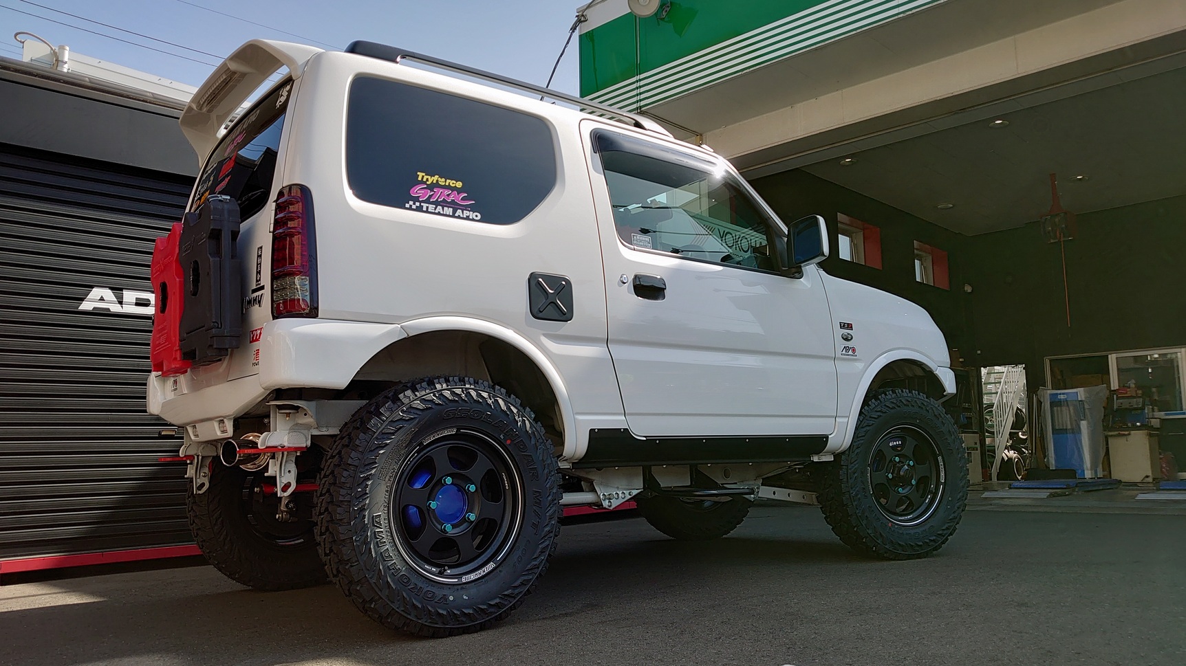 【HOBBY TIRE】ｼﾞｵﾗﾝﾀﾞｰM/T G003 + RAYS鍛造WHEELｾｯﾄ 装着完了