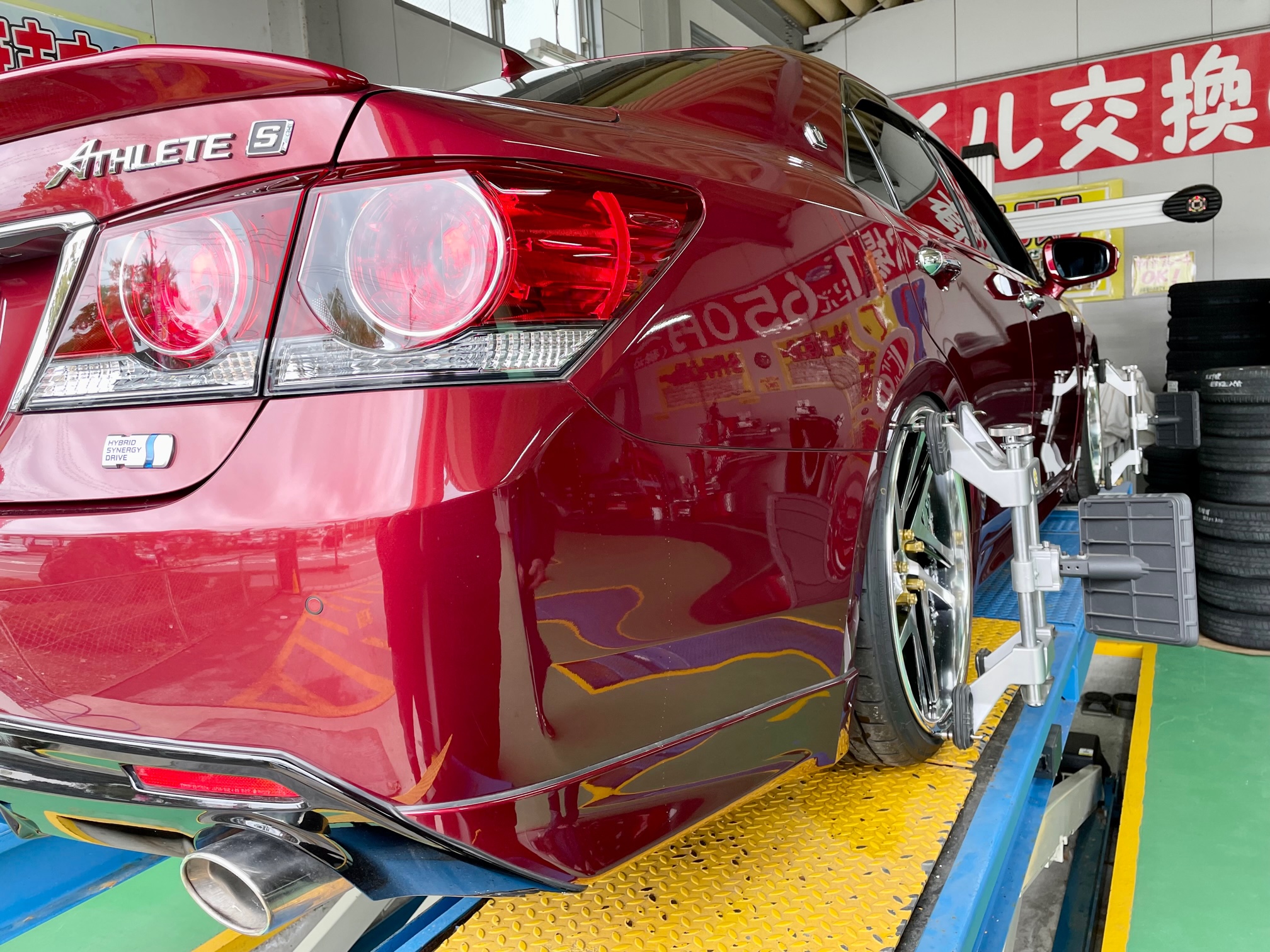 車高が低いお車は要アライメントの可能性大です！