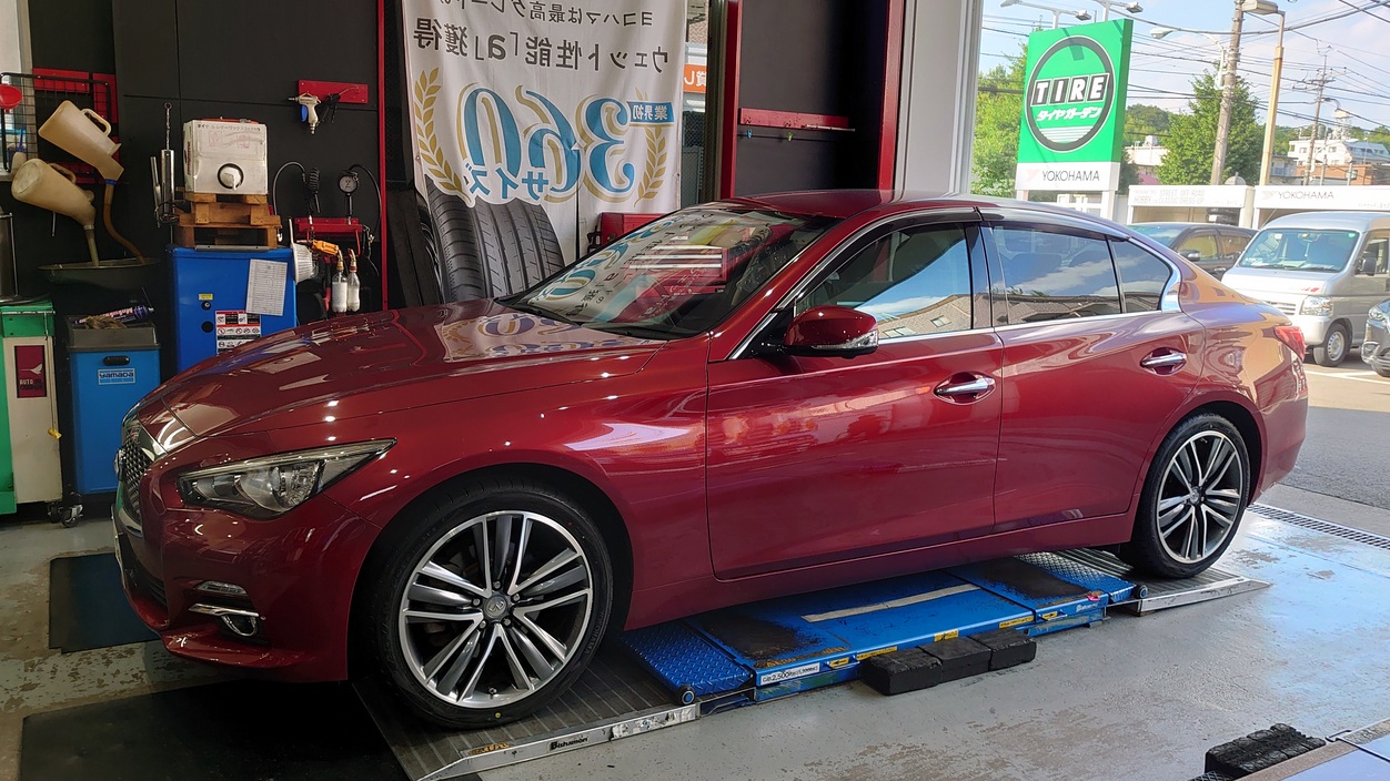 ADVAN Sport ZPS V105S 日産ｽｶｲﾗｲﾝに装着です。