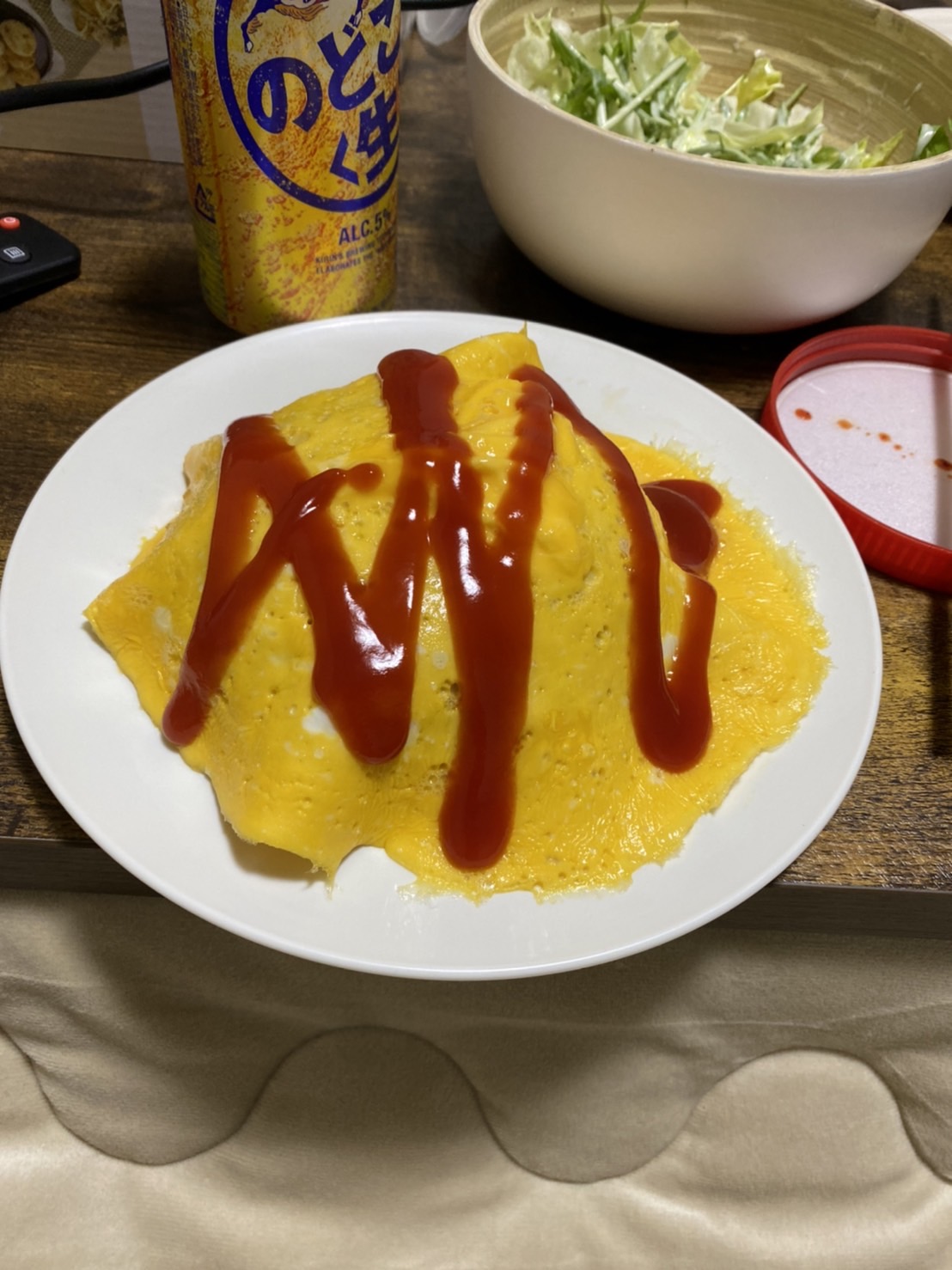 オムライスを作ってみた
