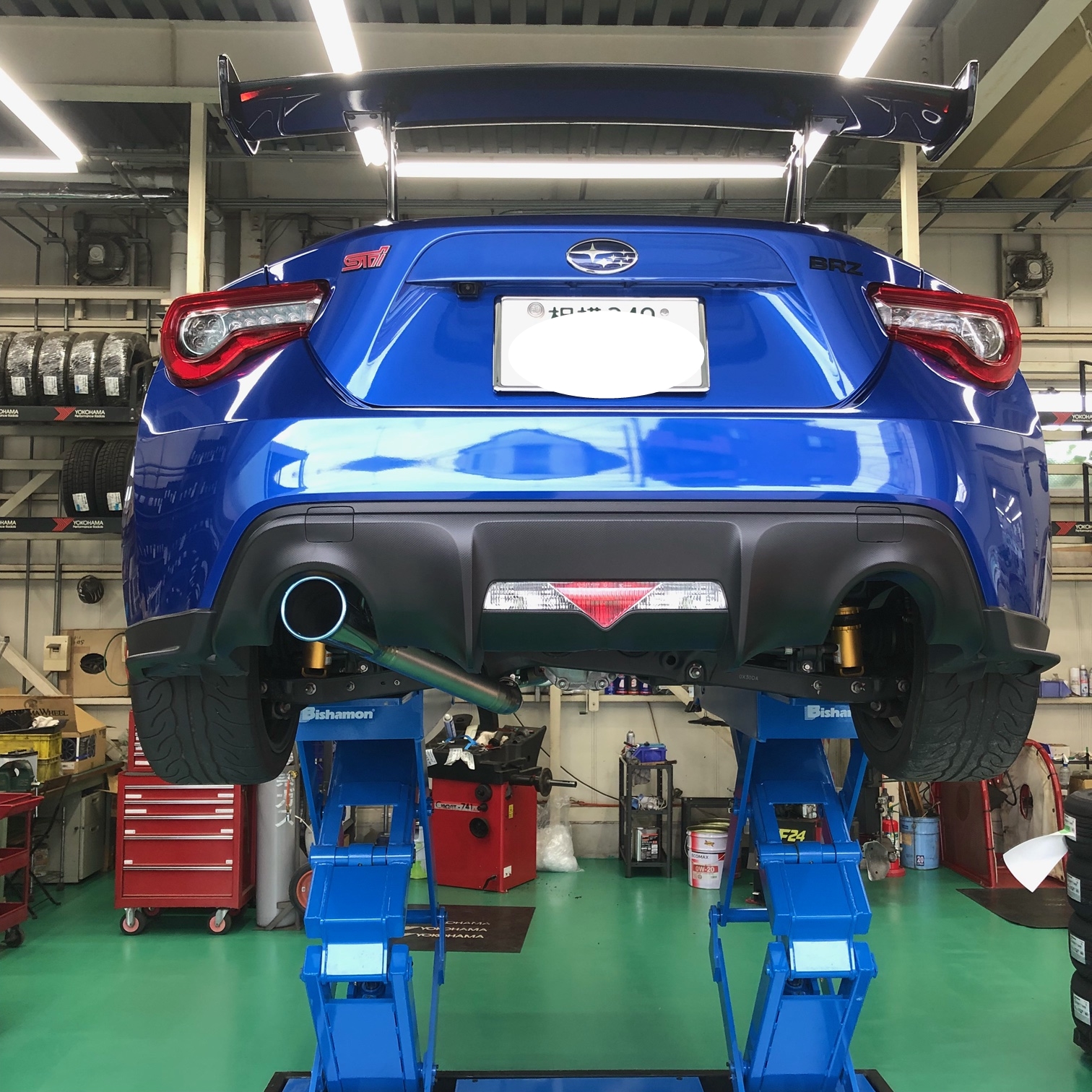BRZ　マフラー交換