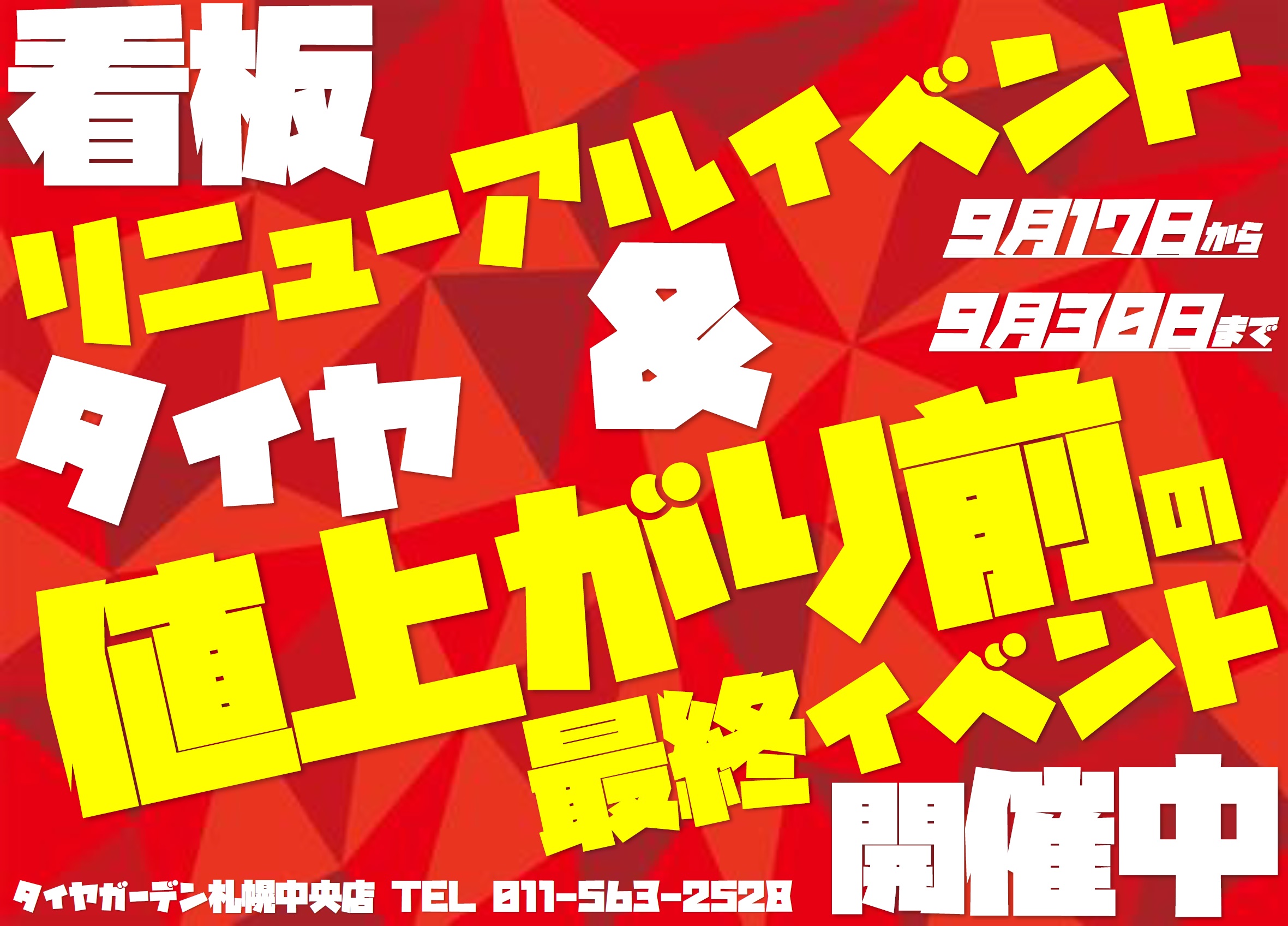 今日からスタート！！