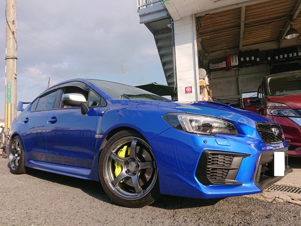 WRX StiにADVAN Racing TC-4装着！