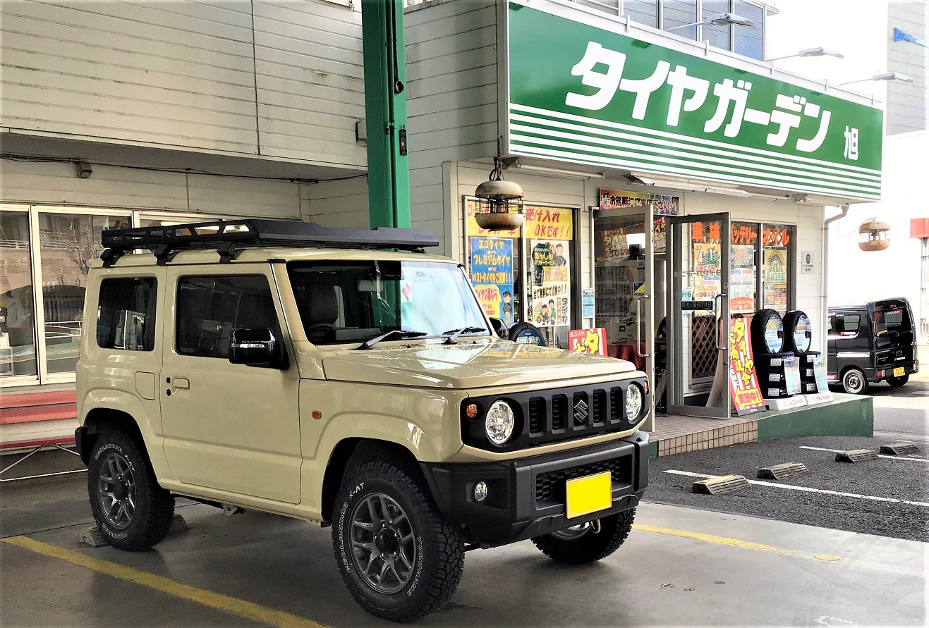ジムニーのタイヤは　＂FOR HOBBY＂でキマリ！！