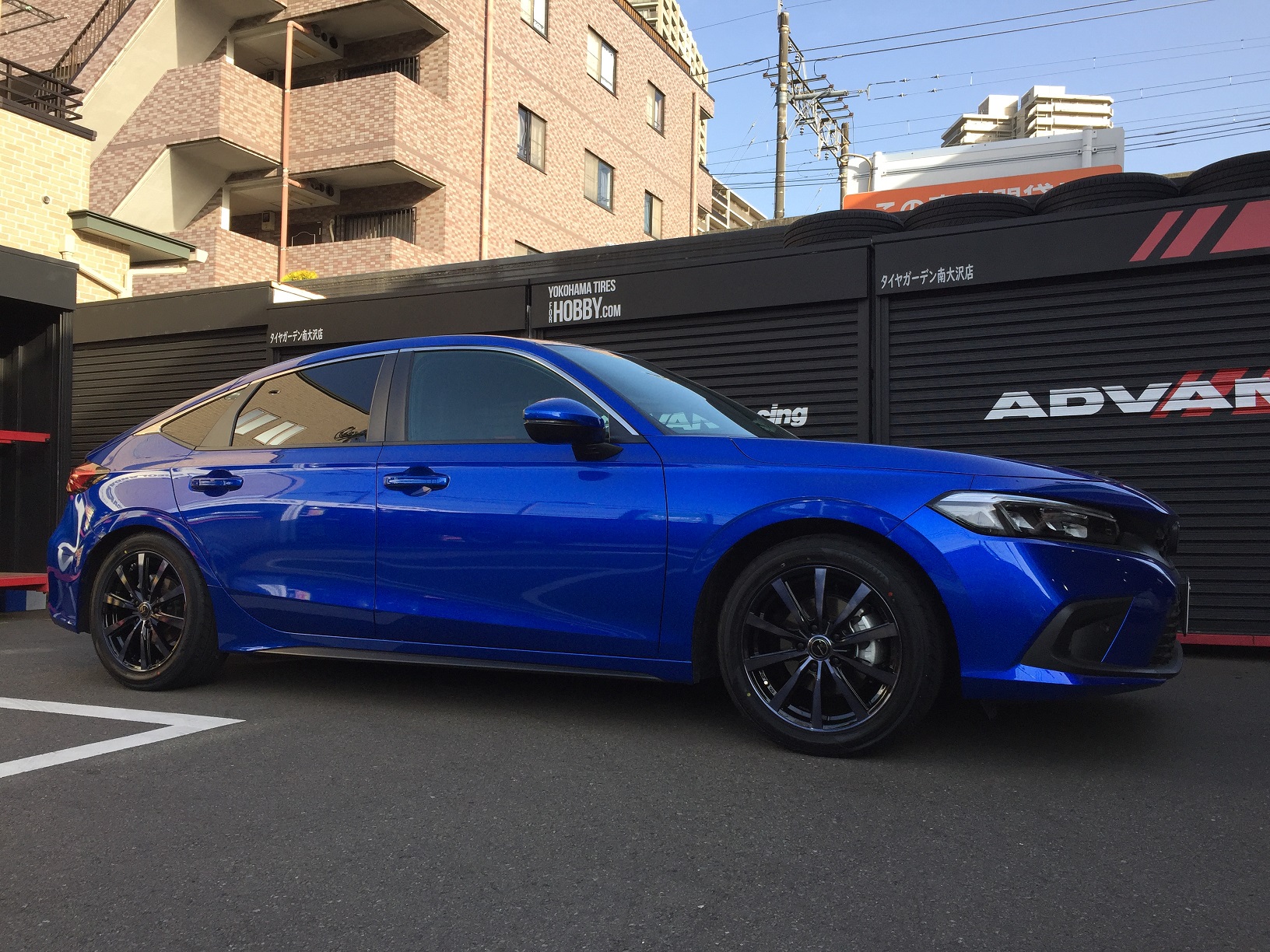 ホンダ シビック にDIANELLA K10 ADVAN FLEVA V701を装着