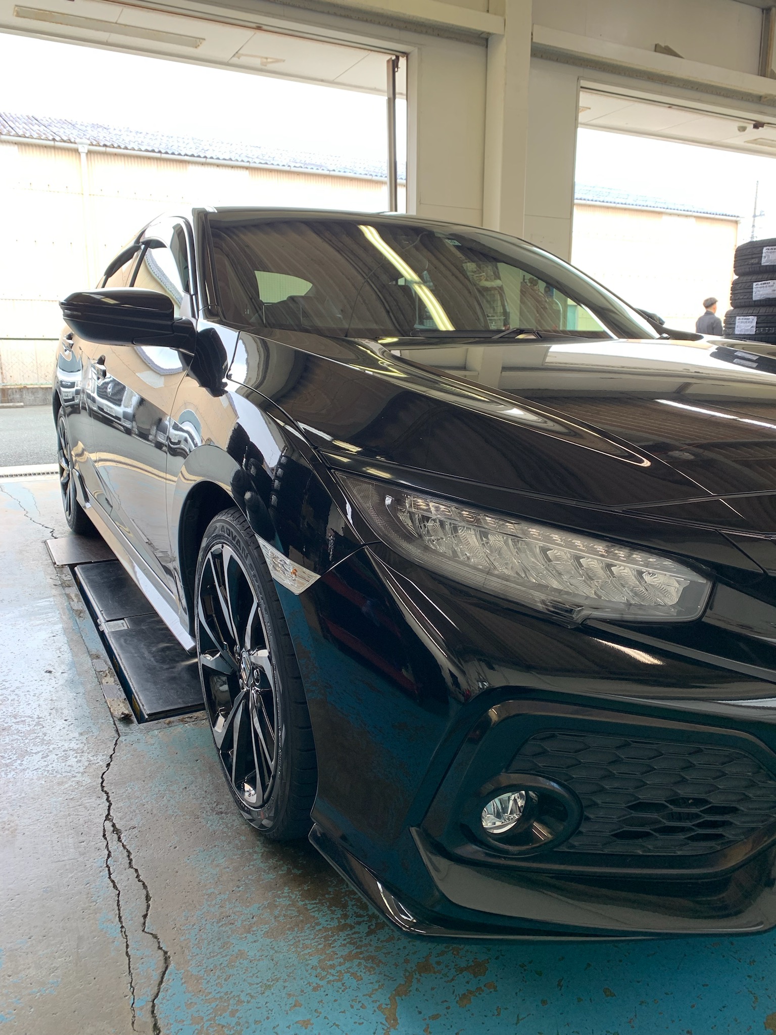 シビック&times;ADVAN sport v105