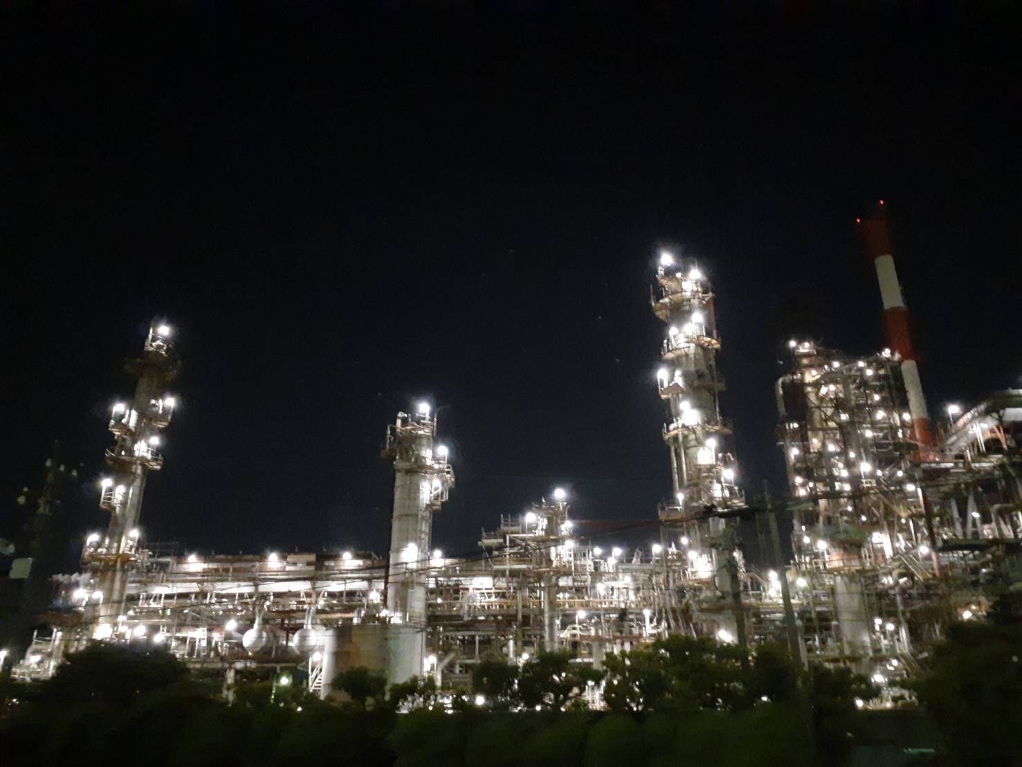 工場夜景