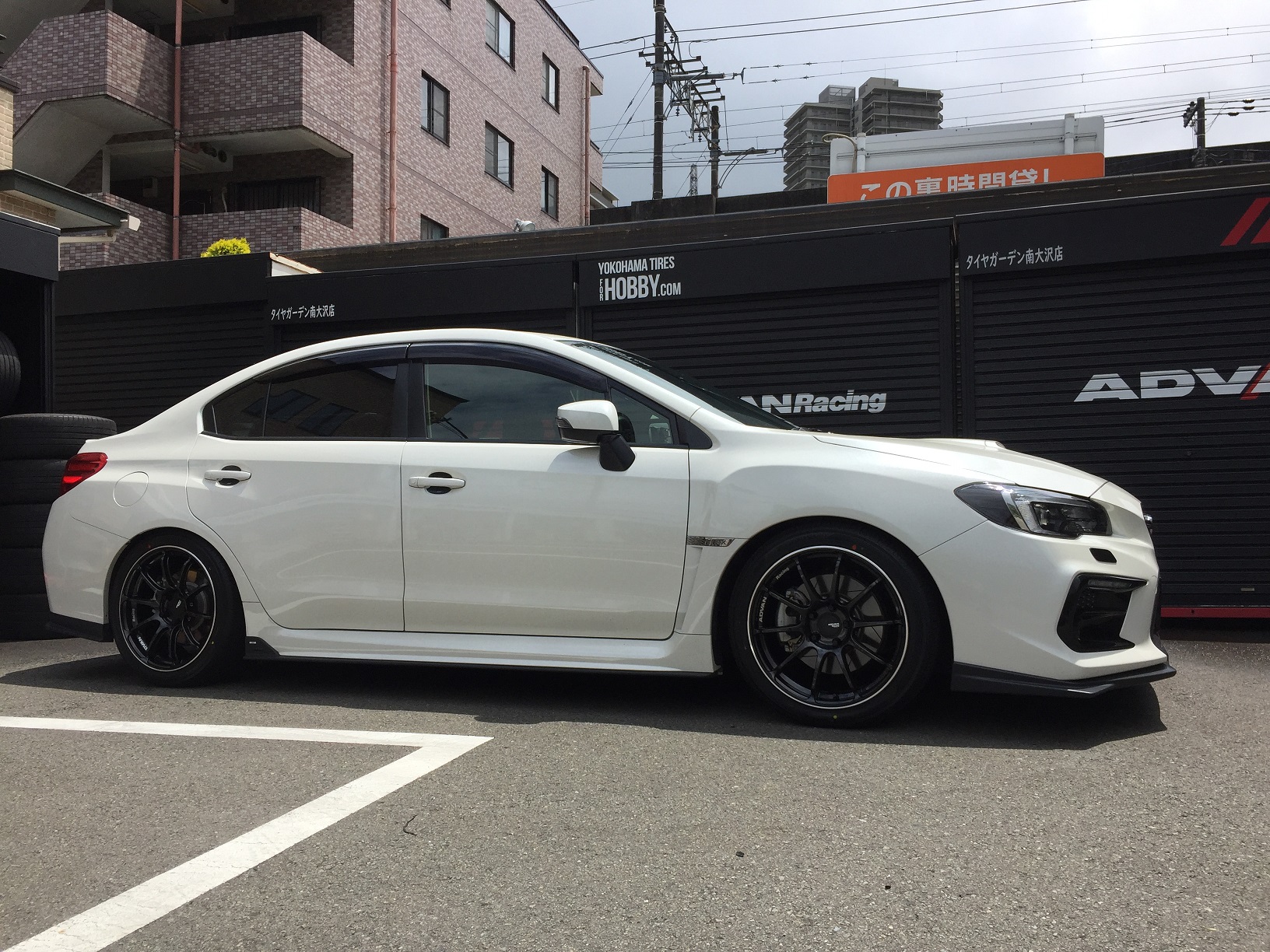 スバルWRX S4にADVAN  Racing RSⅢ (^^)/
