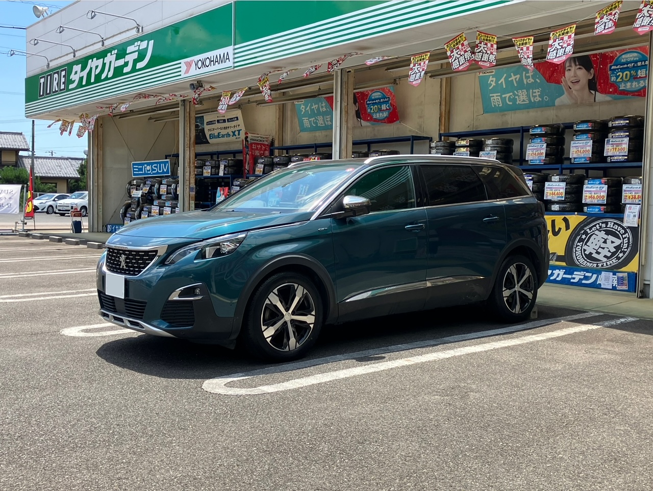 プジョー5008のタイヤ交換