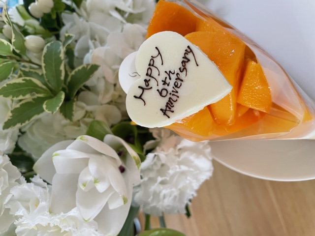 結婚記念日と誕生日でした！