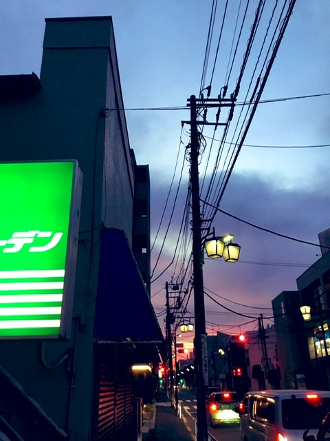 夕暮れ