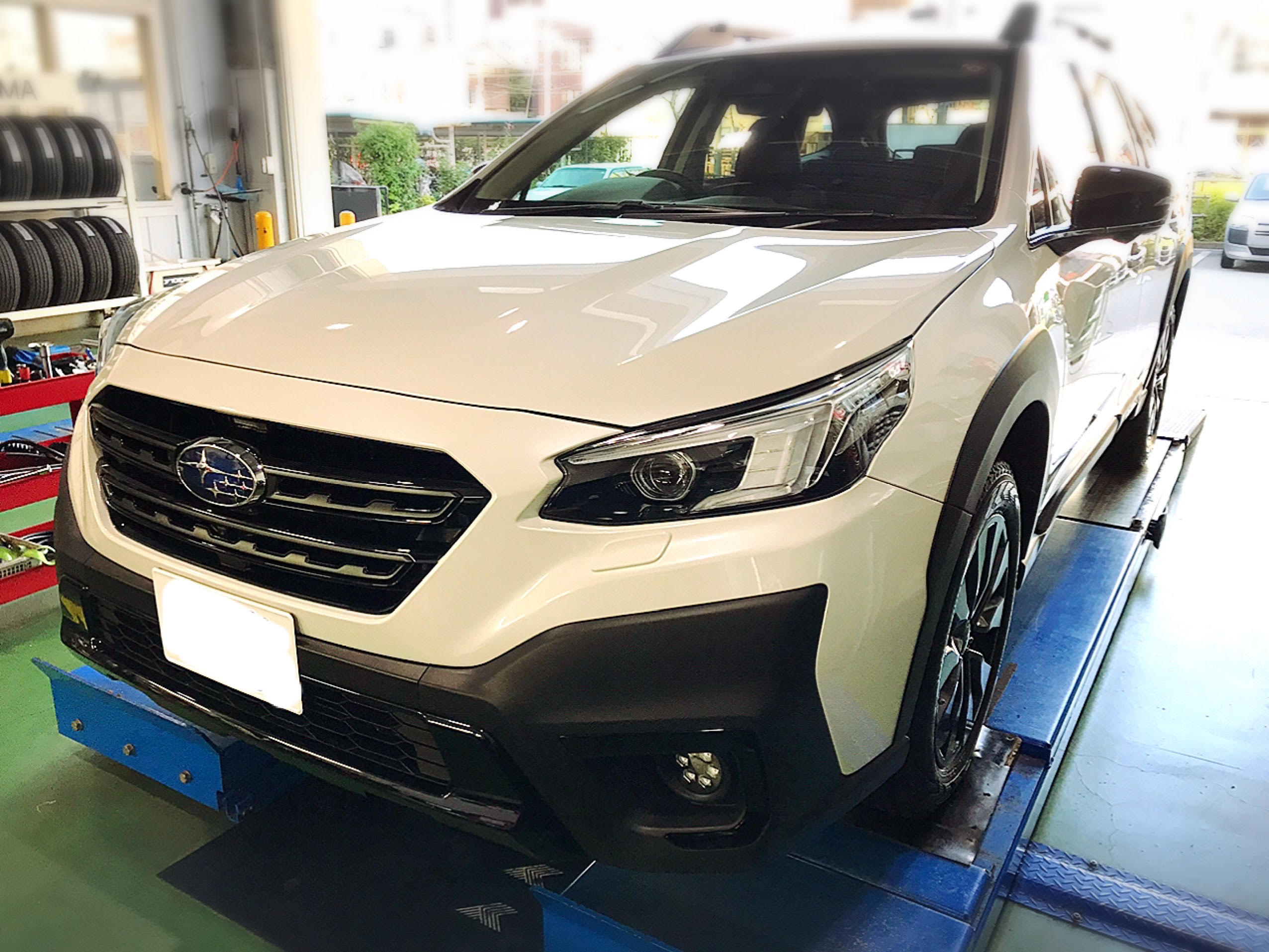 スバルアウトバックにG075