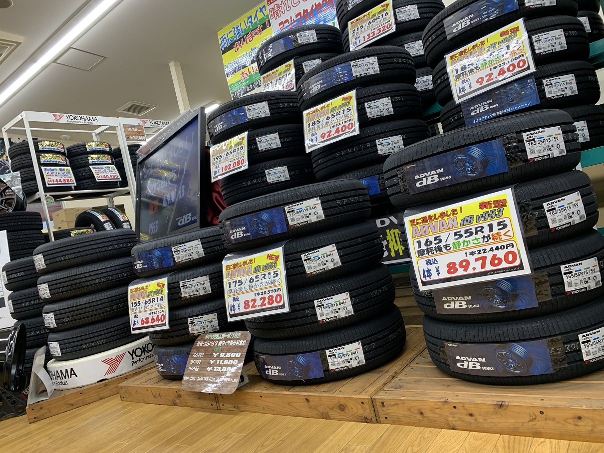 夏タイヤへの履き替えの