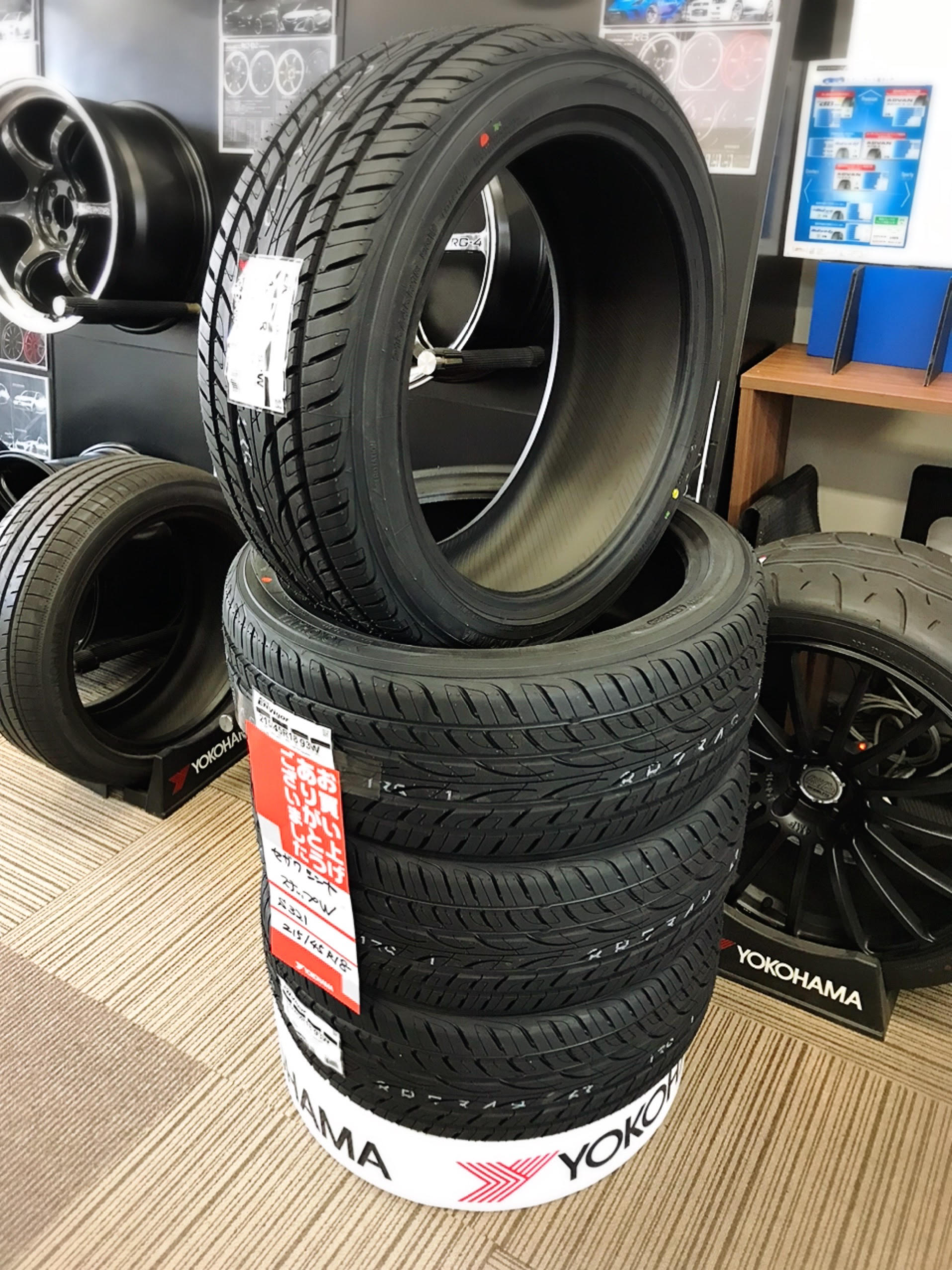 ご注文、お取り付け待ちのタイヤが続々入荷中～！！