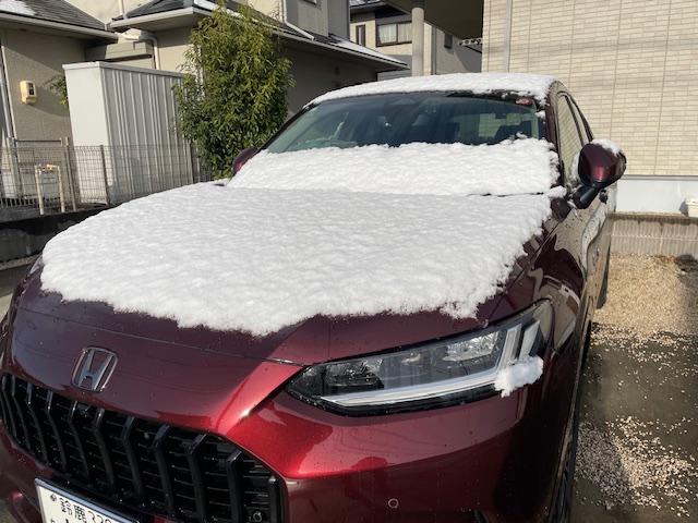 3月終わりに雪！！！