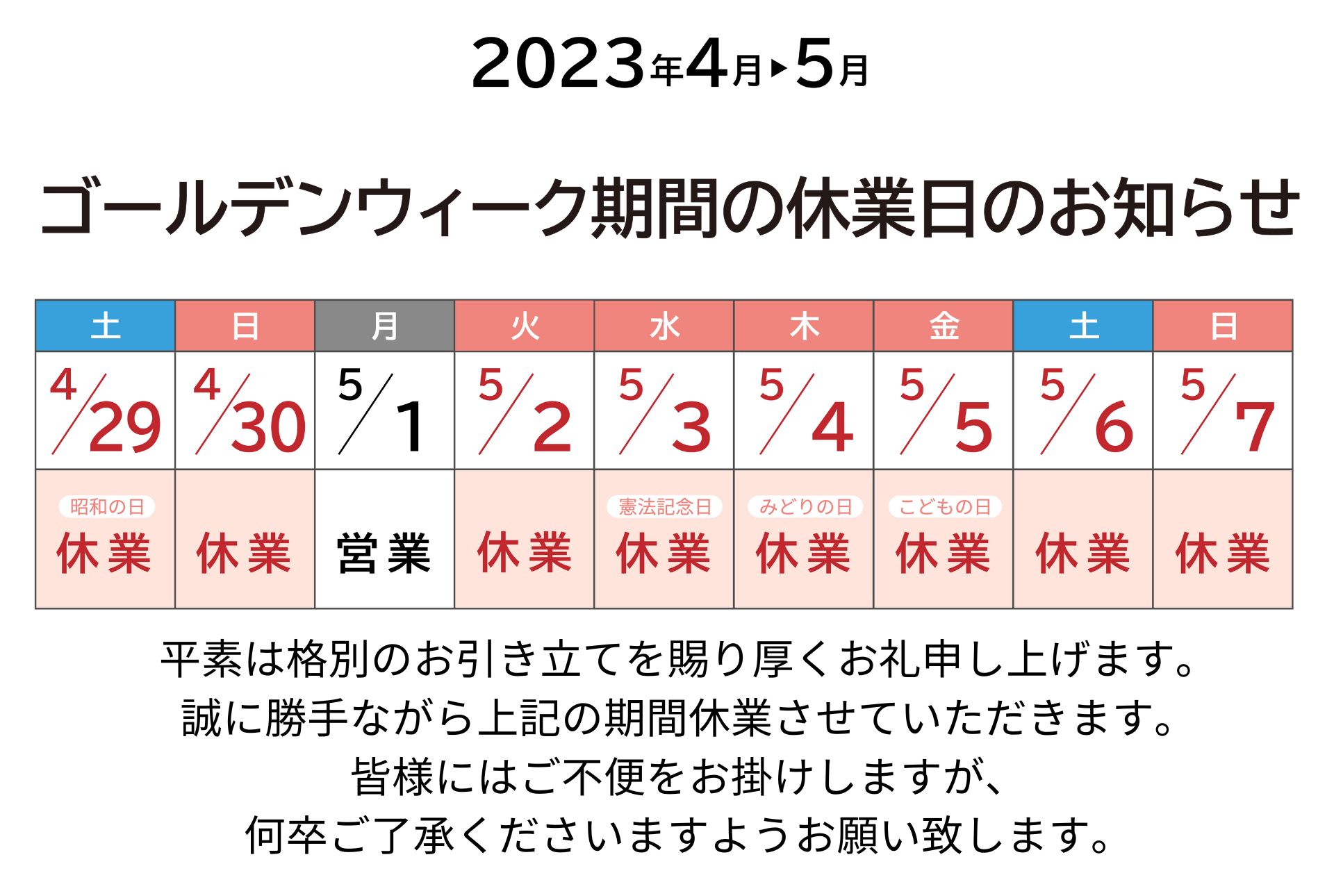 最終日