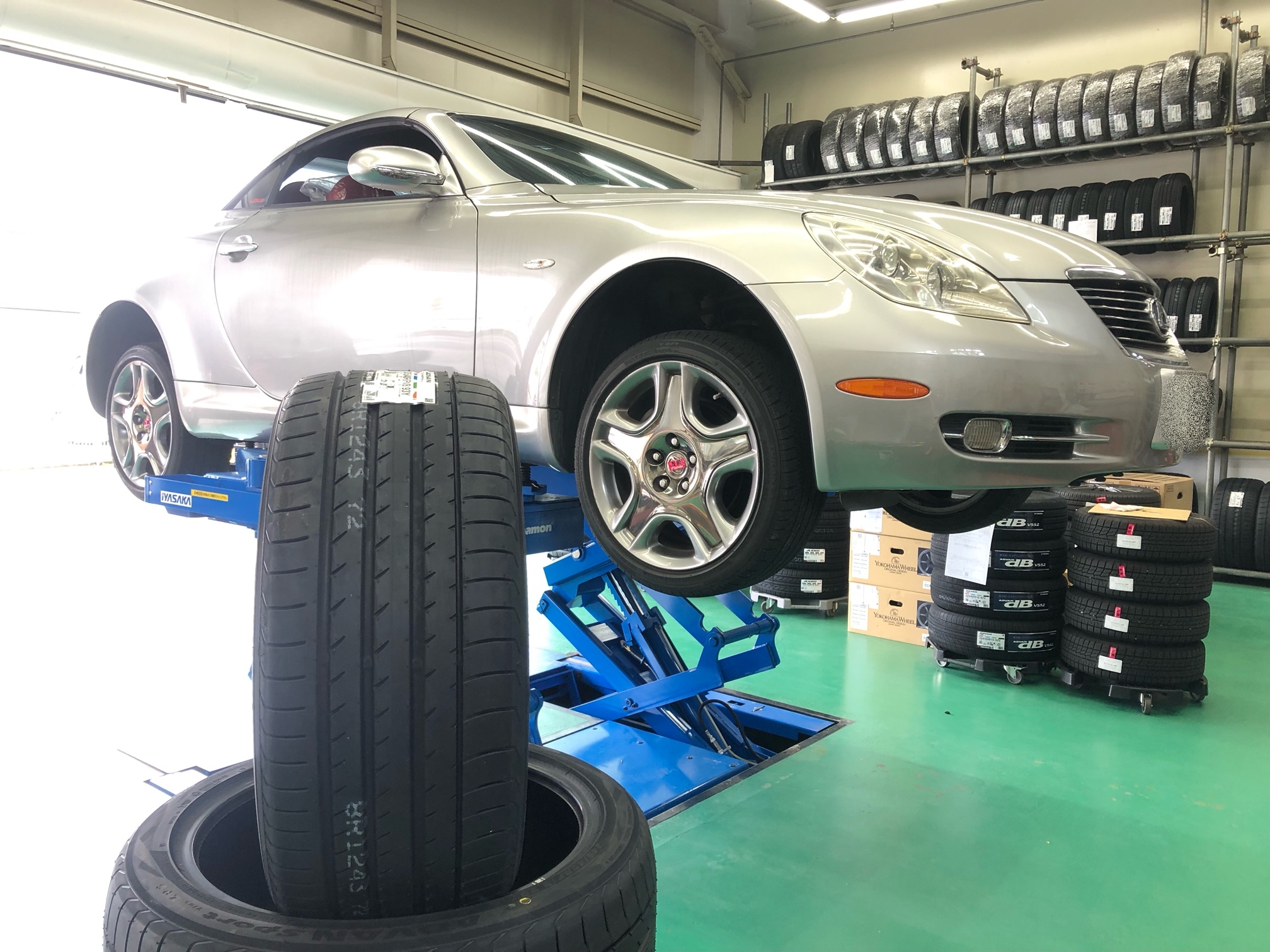 レクサス　SC430　ランフラットタイヤ