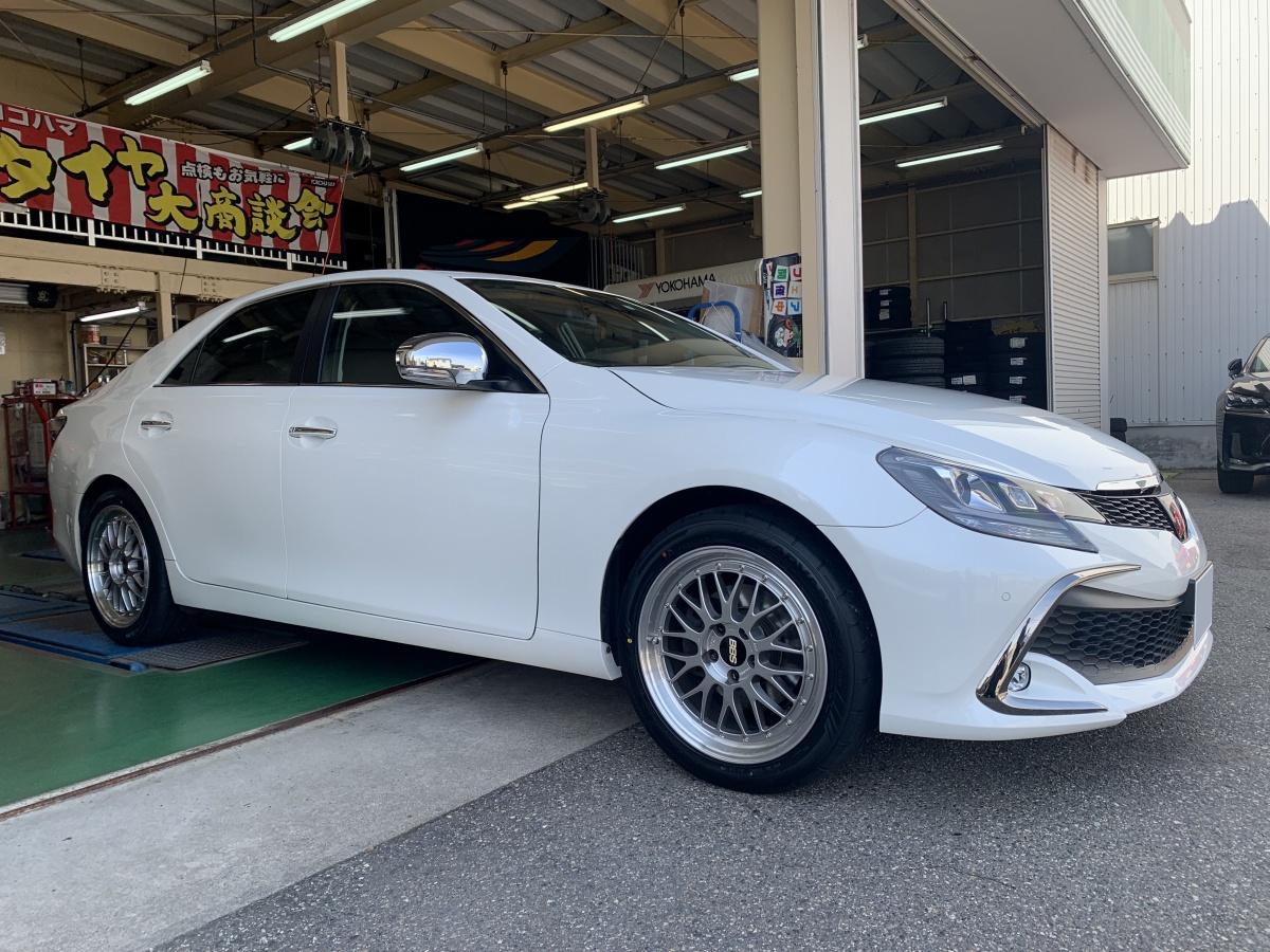 【装着】マークX＆ADVAN APEX