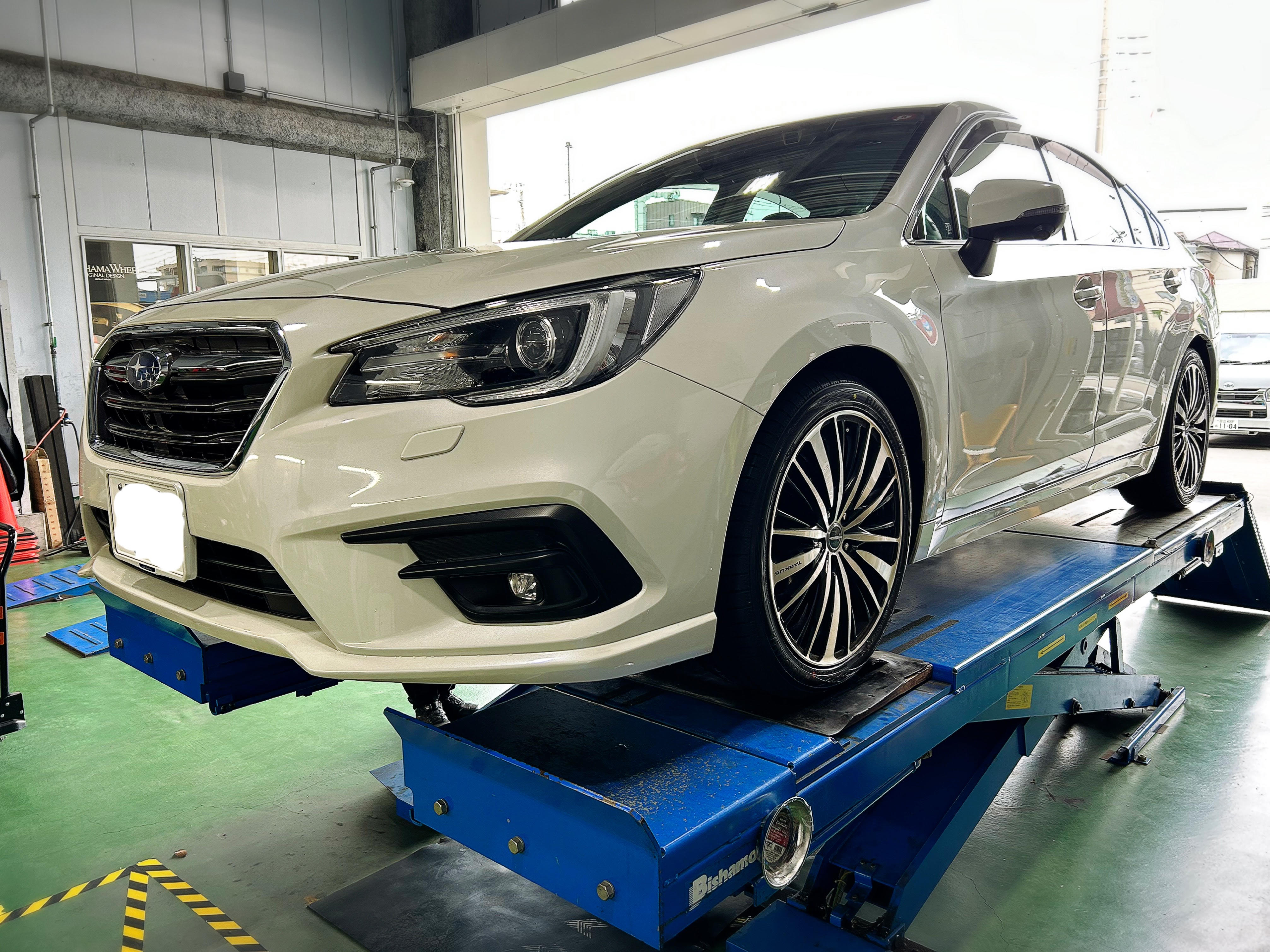 レガシーB4にブルーアースGTを交換取り付け作業させて頂きました。 
